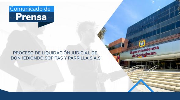 COMUNICADO DE PRENSA PROCESO DE LIQUIDACIÓN DON JEDIONDO COMUNICADO DE PRENSA PROCESO DE LIQUIDACIÓN DON JEDIONDO