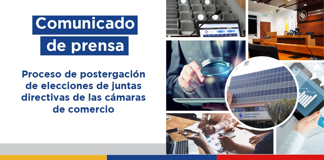 Proceso de postergación de elecciones de juntas directivas de las cámaras de comercio