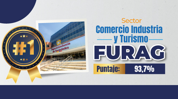 La Superintendencia de Sociedades lidera el sector de Comercio, Industria Y Turismo en la medición del FURAG La Superintendencia de Sociedades lidera el sector de Comercio, Industria Y Turismo en la medición del FURAG