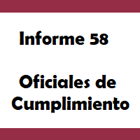 Informe 58 - oficiales de cumplimiento